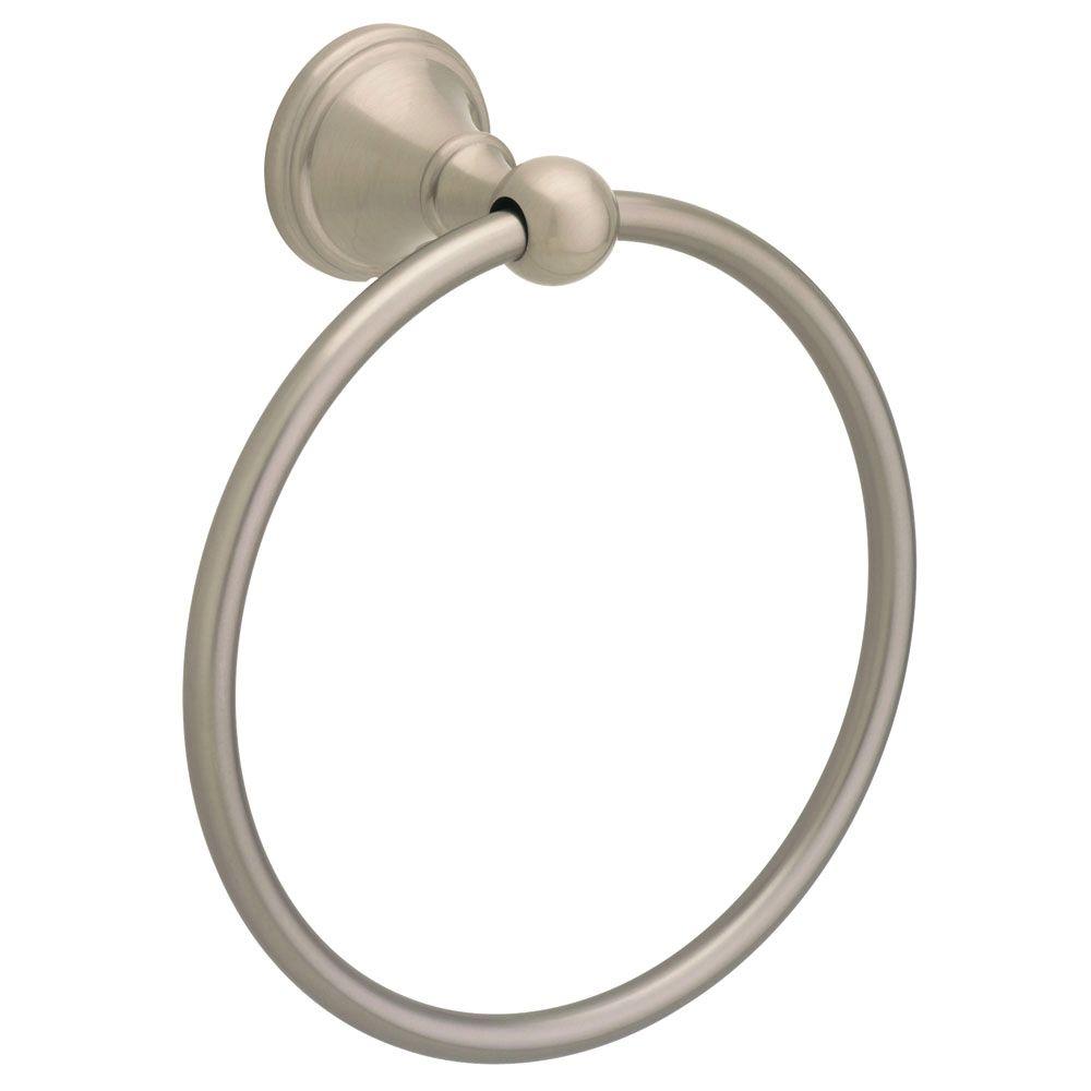 Delta Crestfield Towel Ring in SpotShield Brushed Nickel138033 The
