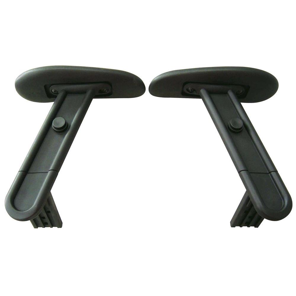 Black Adjustable Drafting Chair Arms