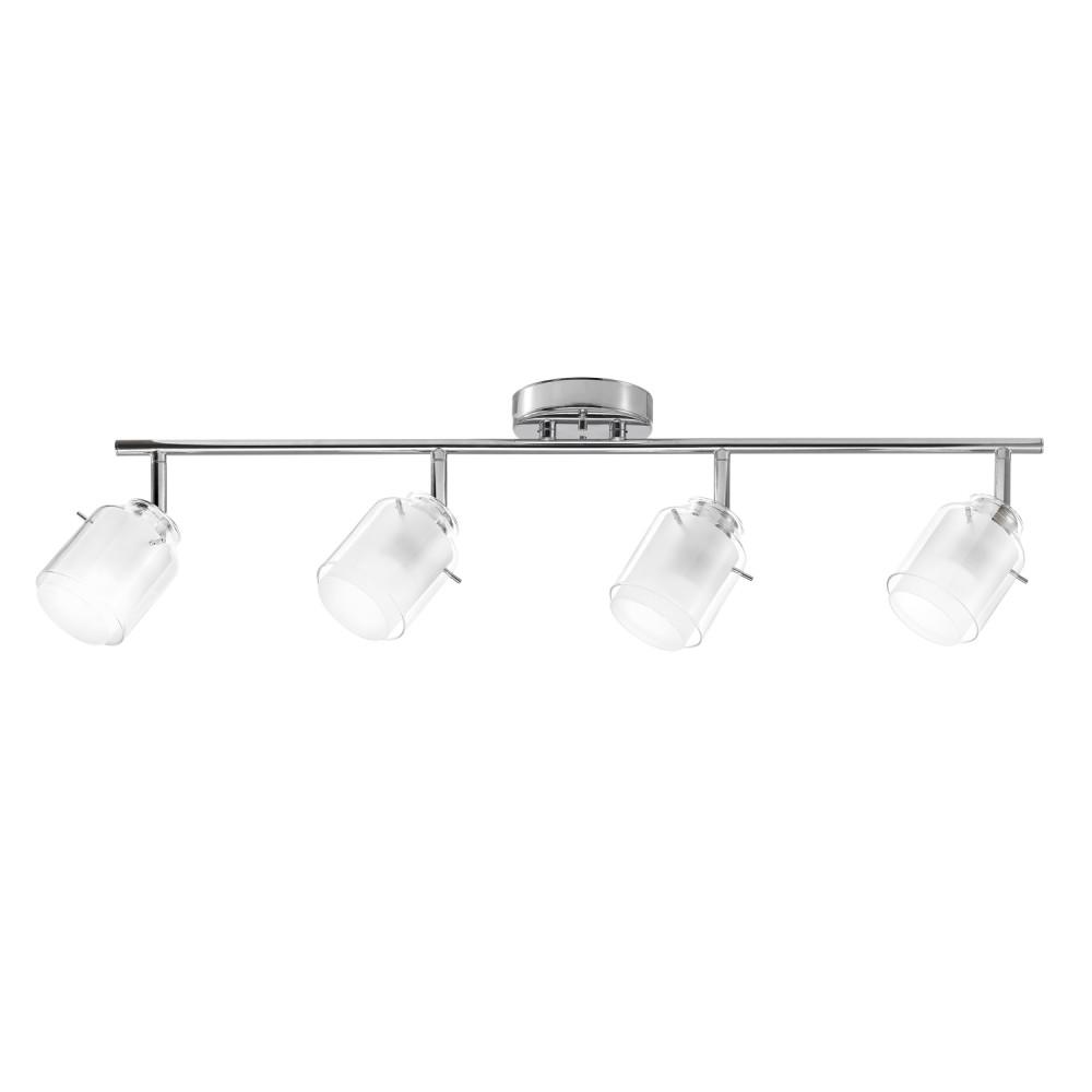 Globe Electric Sydney 2 4 Ft Light Chrome Track Lighting Kit Globe Electric Sydney 2 4 Ft Light Chrome Track Lighting Kit