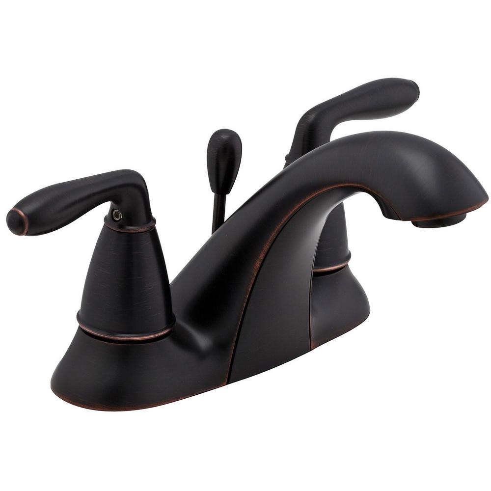 Pfister Serrano 4 in. 2Handle Bathroom Faucet in Tuscan BronzeGT48