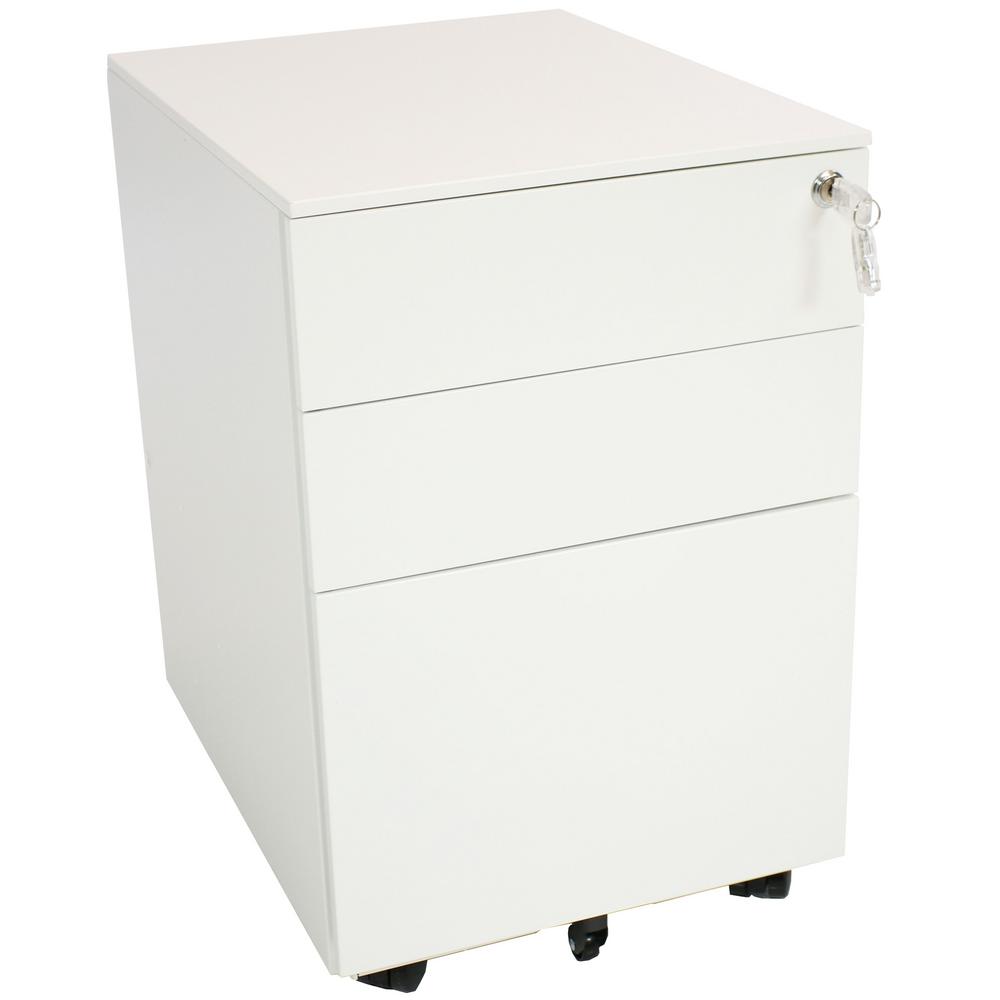 Home Decorators Collection Hamilton 2-Drawer Polar White ...