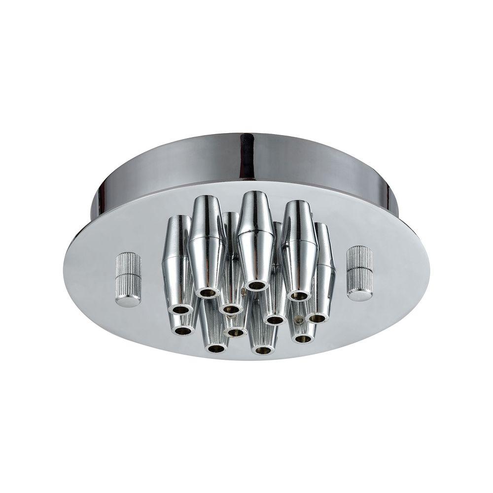 Titan Lighting Illuminaire Accessories 12 Light Polished Chrome Titan Lighting Illuminaire Accessories 12 Light Polished Chrome Small Round Canopy
