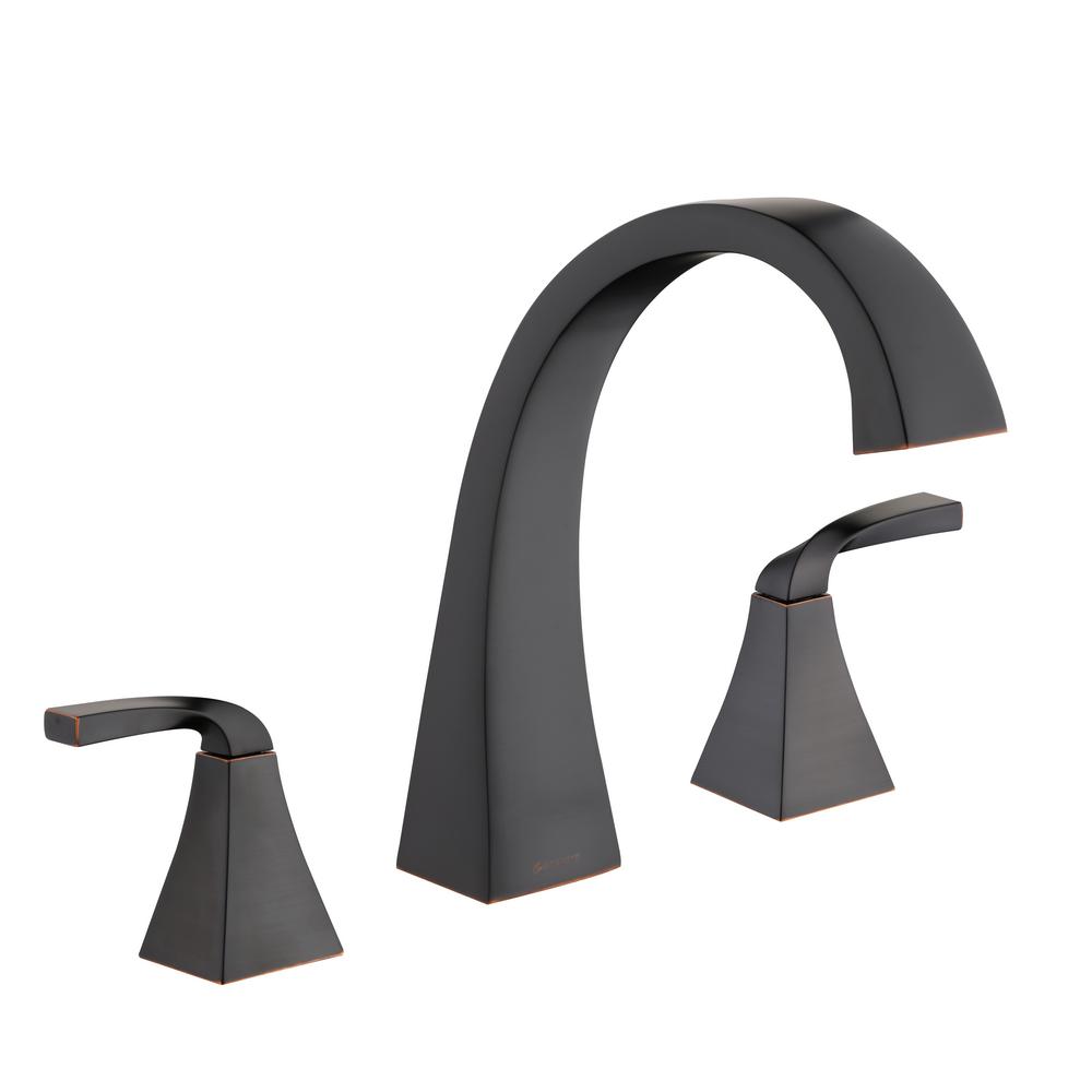 Glacier Bay Brookglen 4 in Centerset 2-Handle High-Arc Bathroom Faucet in Oil Rubbed Bronze