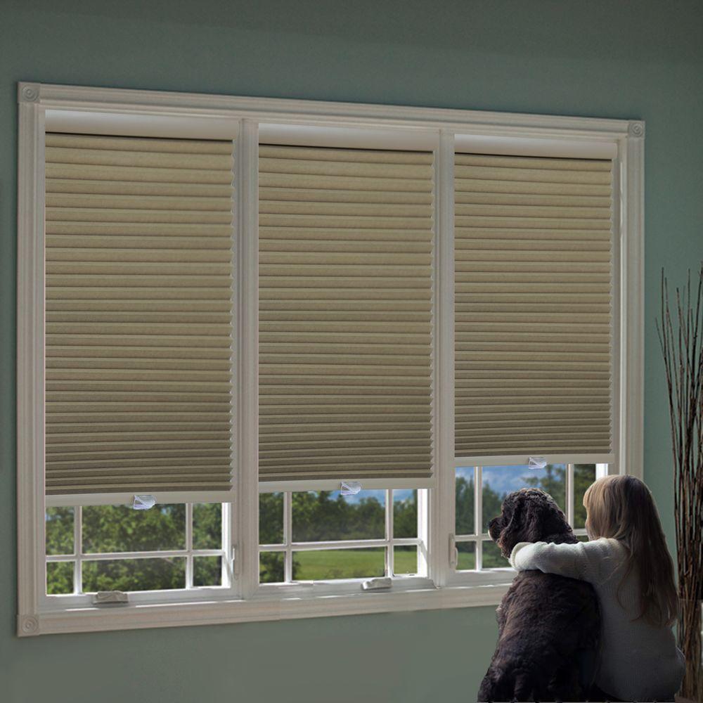 Perfect Lift Window Treatment White Cordless Blackout Cellular Shade White Cordless Blackout Cellular Shade 60 5 In W X 64