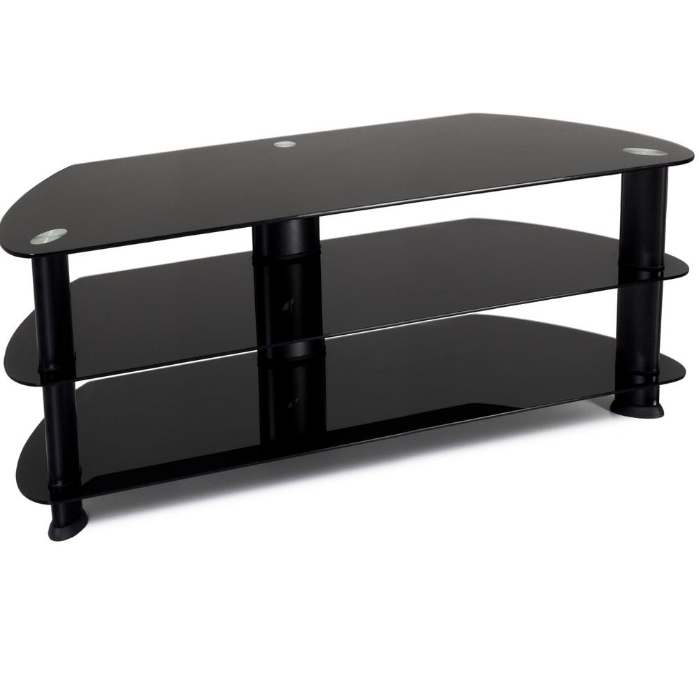 Avf Iseo Corner Pedestal Tv Stand For Tvs Up To 55 In