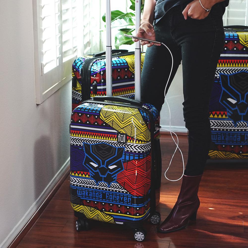 marvel black panther suitcase