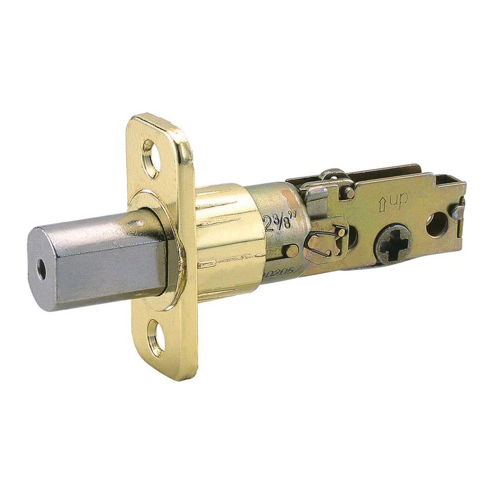 Design House Universal Polished Brass 6Way Replacement Deadbolt Latch