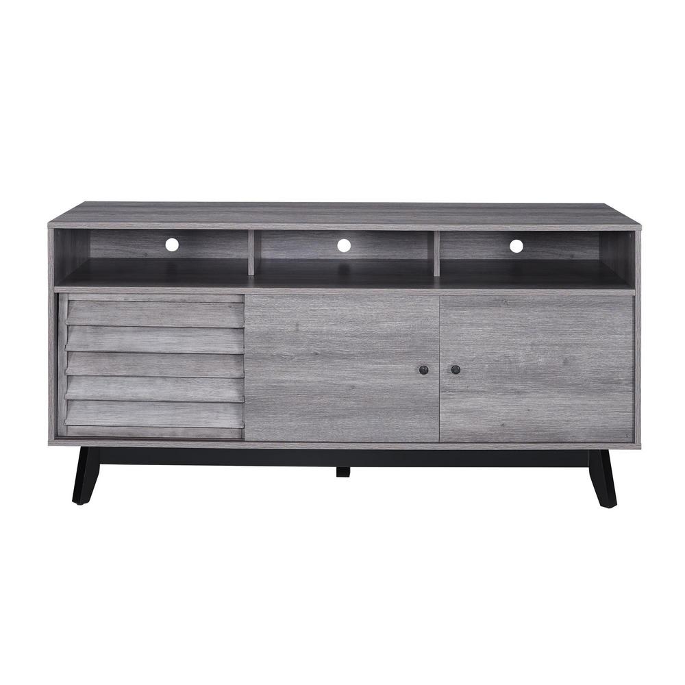 Ameriwood Home Gammon Gray 60 In Tv Stand Hd23469 The