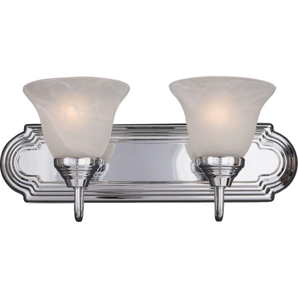 Maxim Lighting Essentials 2Light Polished Chrome Bath Vanity Light