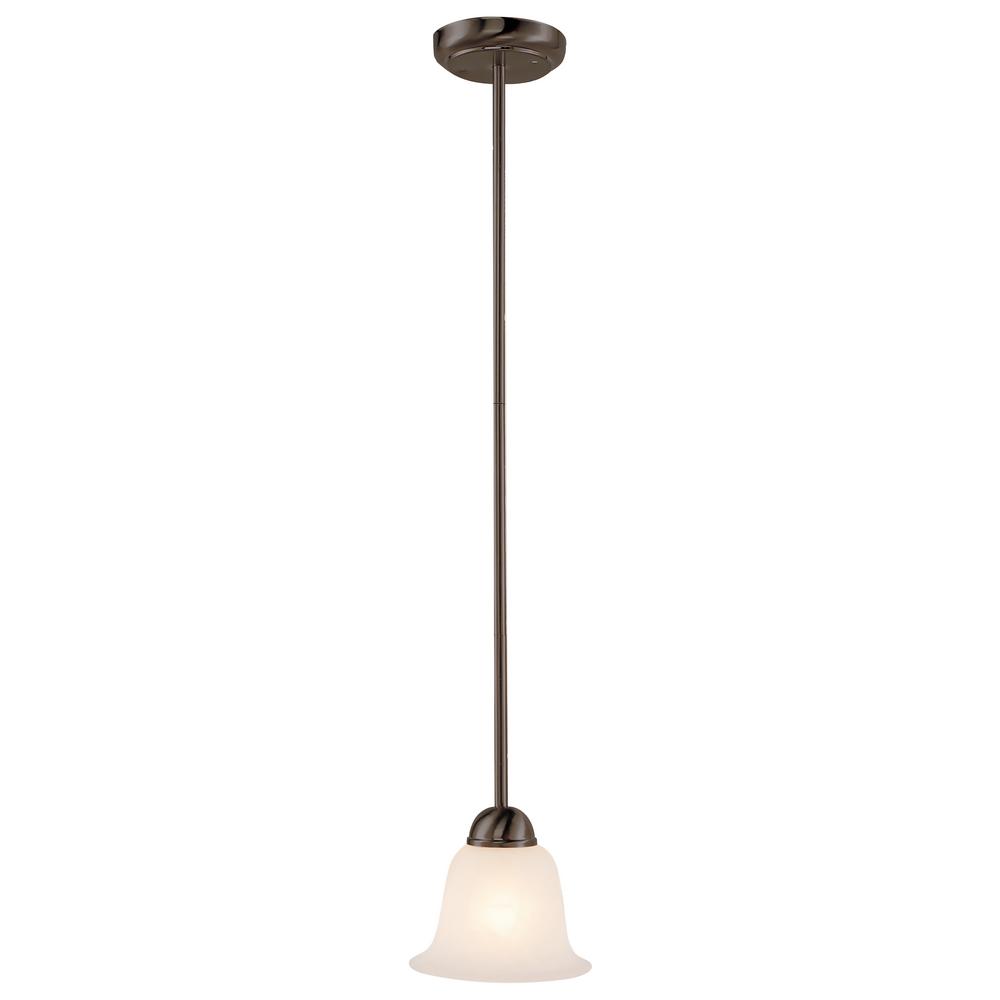 Bel Air Lighting Aspen 1 Light Rubbed Oil Bronze Pendant With Bel Air Lighting Aspen 1 Light Rubbed Oil Bronze Pendant With Frosted Shade