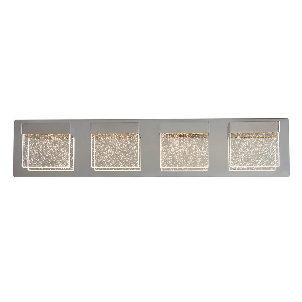 Artika Bubble Cube 24 in. Chrome LED Vanity Light Bar