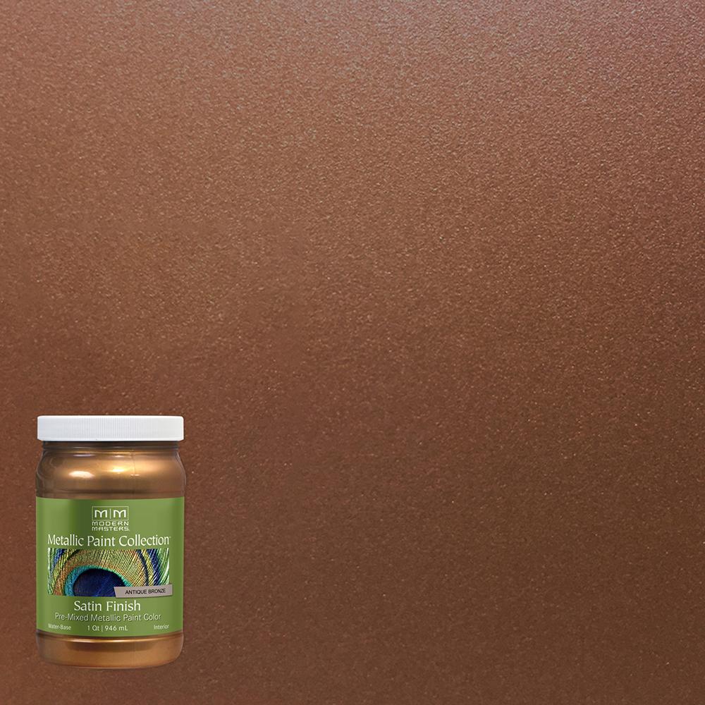 Modern Masters 1 qt. Antique Bronze WaterBased Satin Metallic Interior