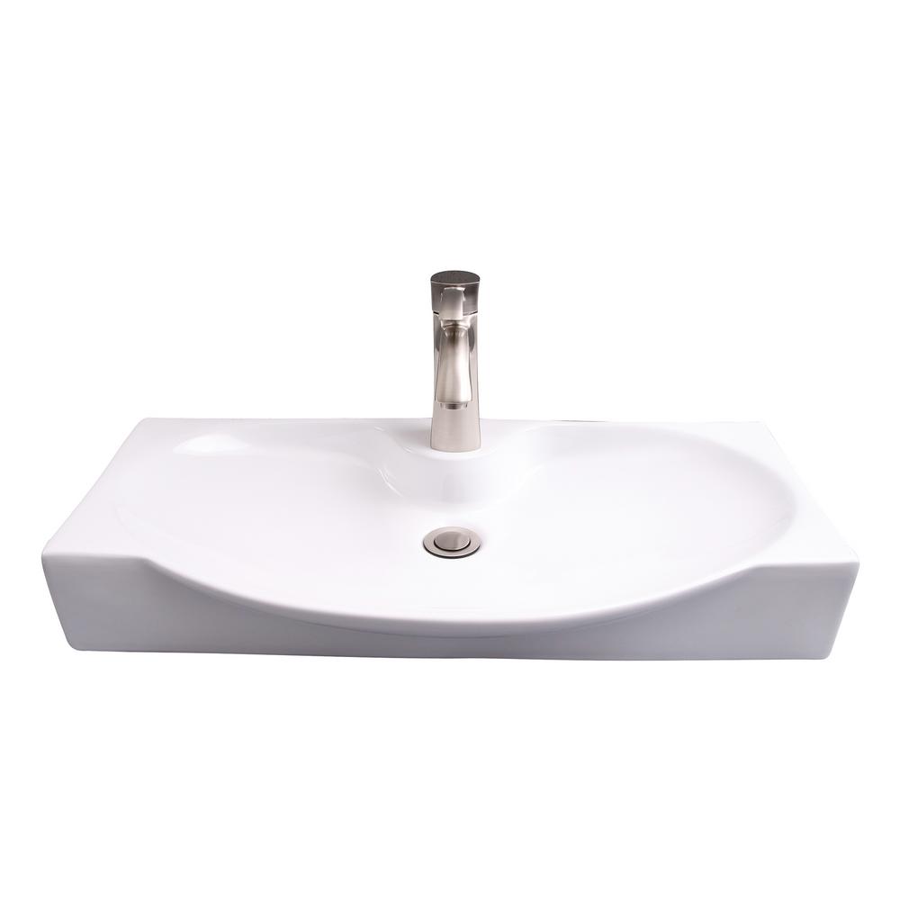 Barclay Products Wallace Wall-Mount Sink in White