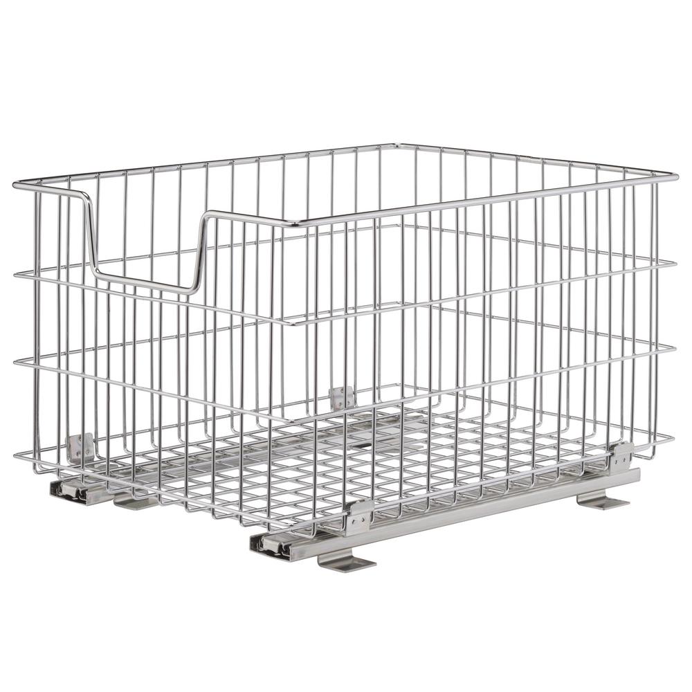 Hdx 17 7 In X 13 In Single Sliding Basket Hhbfz 2207 The Home