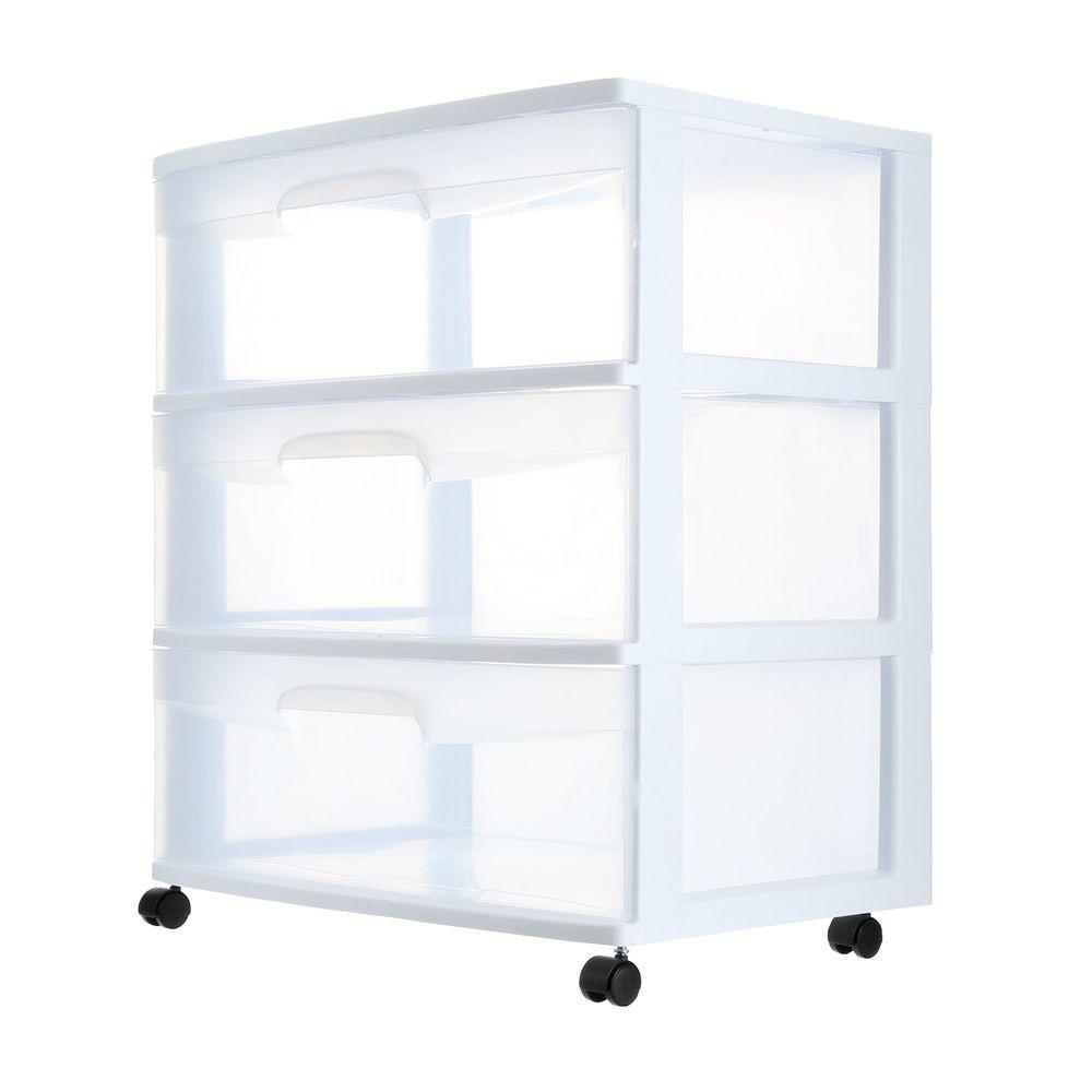 Sterilite 3 Drawer Cart 29308001 The Home Depot