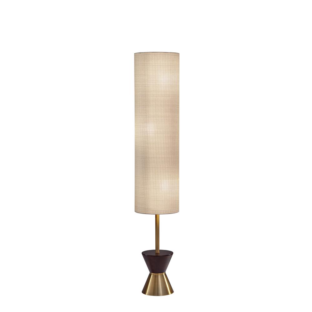 Adesso Carmen 59 In Brass Floor Lamp