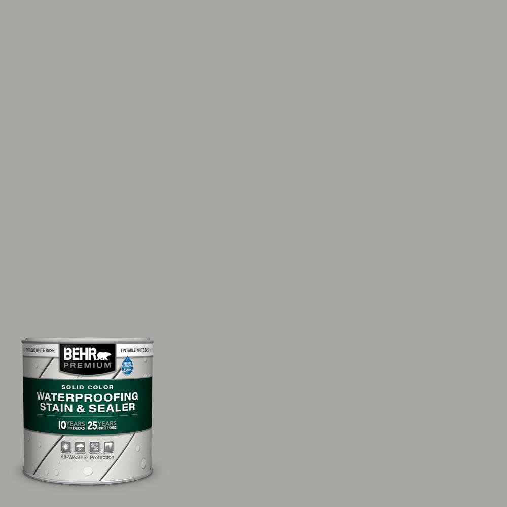 BEHR Premium 8 oz. SC149 Light Lead Solid Color Waterproofing