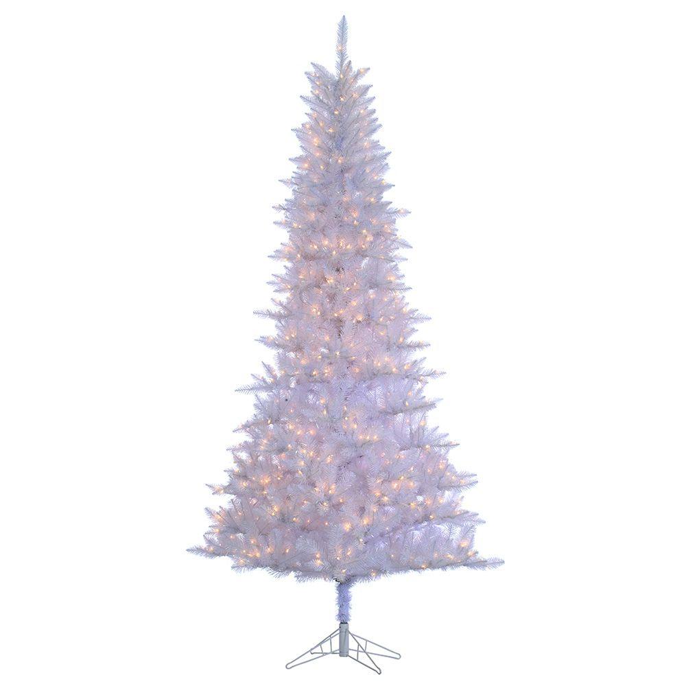 Sterling 9 Ft Pre Lit White Tiffany Tinsel Artificial Christmas Pre Lit White Tiffany Tinsel Artificial Christmas Tree
