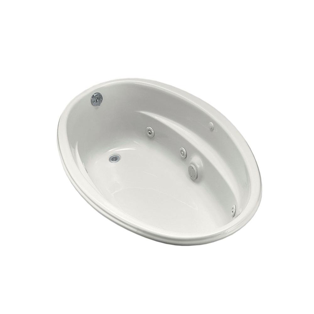 KOHLER ProFlex 6 ft. Whirlpool Tub in White-K-1131-0 - The Home Depot