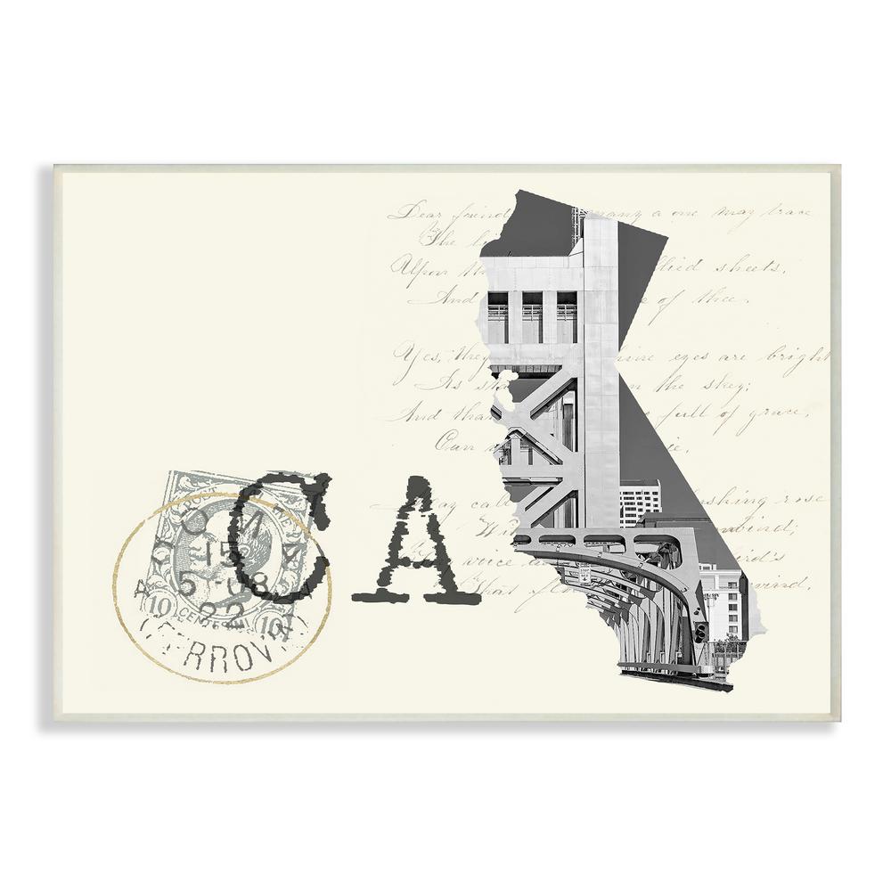 The Stupell Home Decor Collection 12 5 In X 18 5 In California