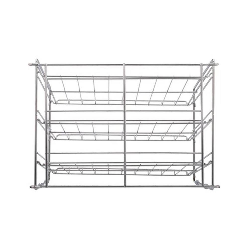 Neu Home 15 87 In X 18 In X 12 75 In Chrome Wire Can Storage