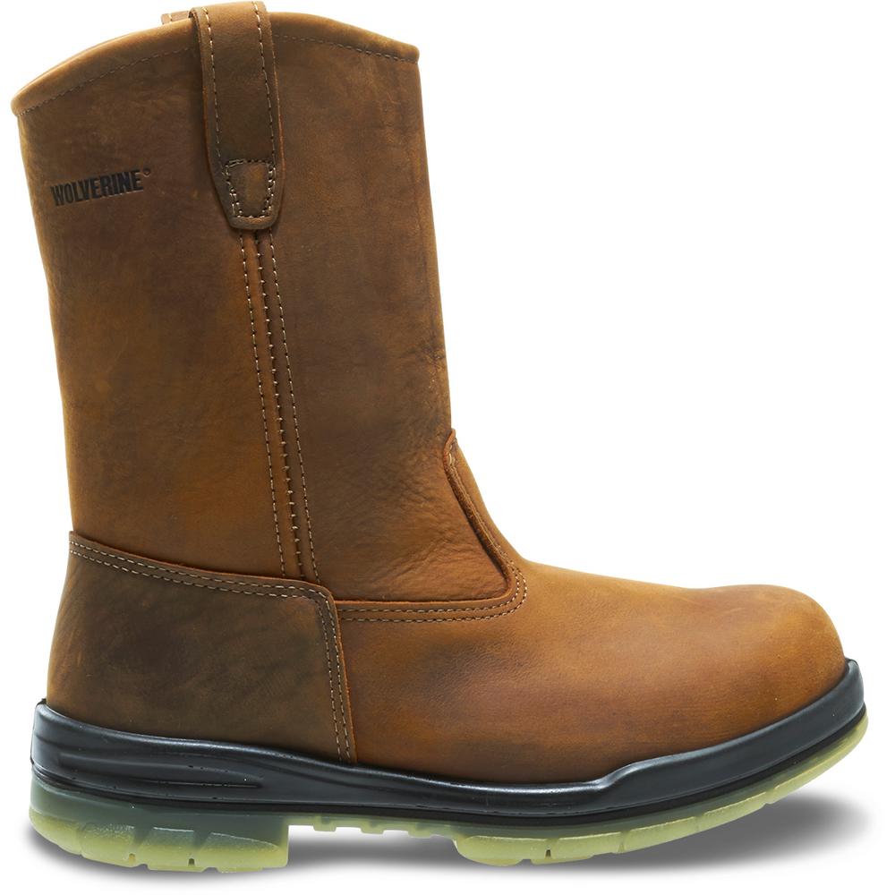 Wolverine Men's I90 Durashocks Waterproof Wellington Work Boots