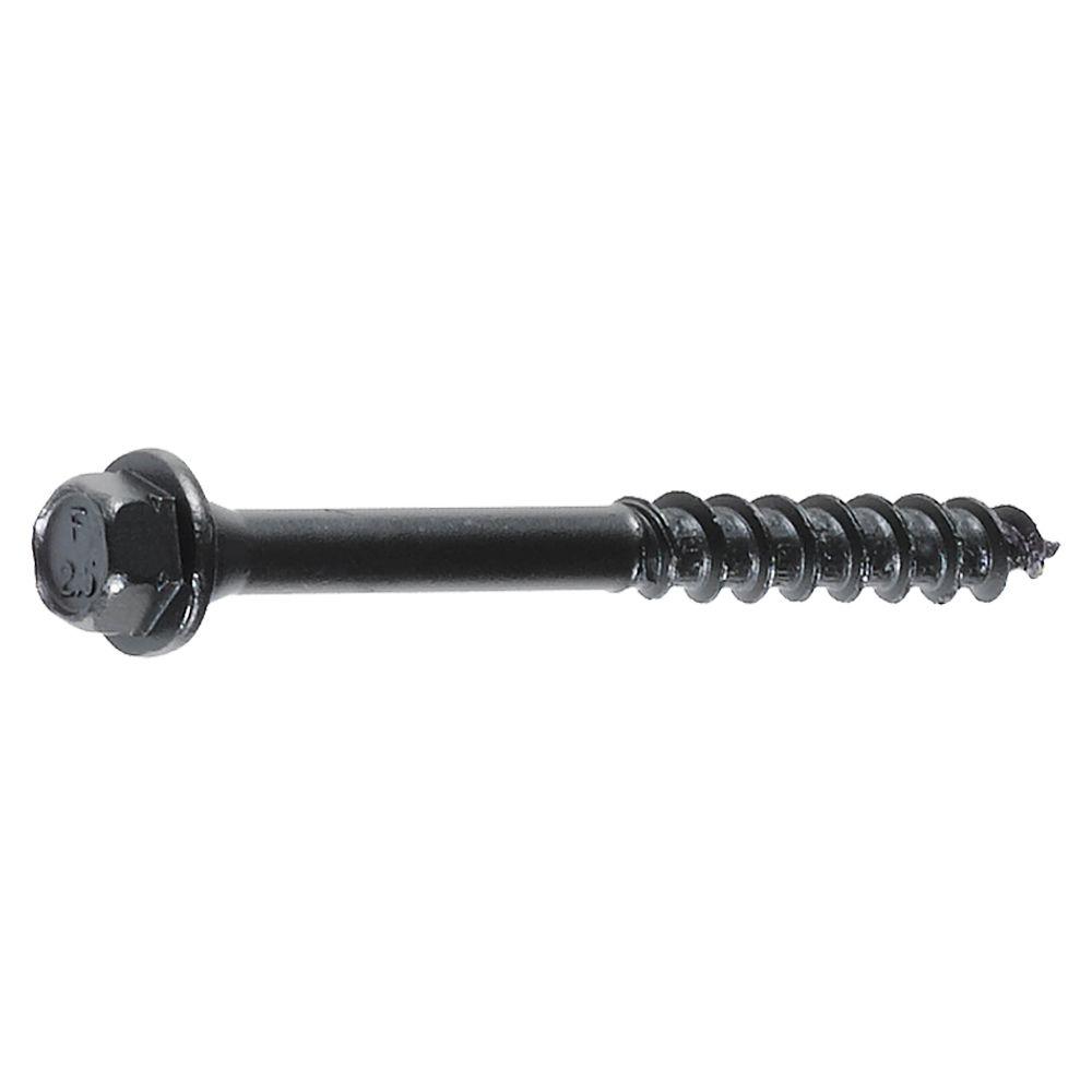 FastenMaster TimberLok 0.189 in. x 2-1/2 in. Coarse Black ...