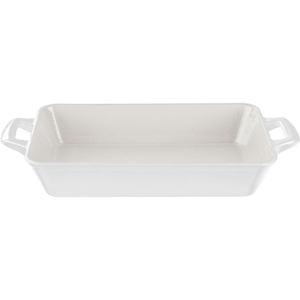 La Cuisine Large Deep Cast Iron Roasting Pan with Enamel Finish in ...