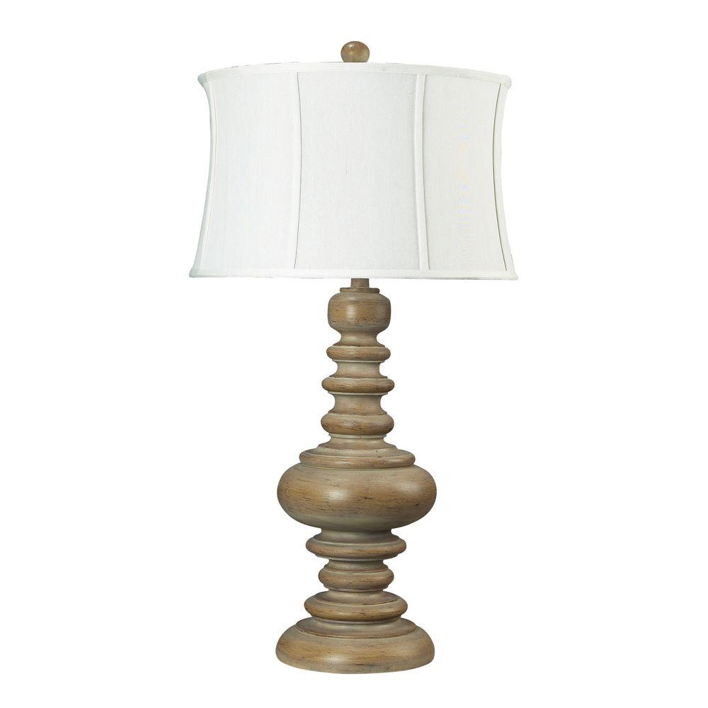 Titan Lighting 36 In Moniac Bleached Wood Table Lamp Tn 998272 Titan Lighting 36 In Moniac Bleached Wood Table Lamp