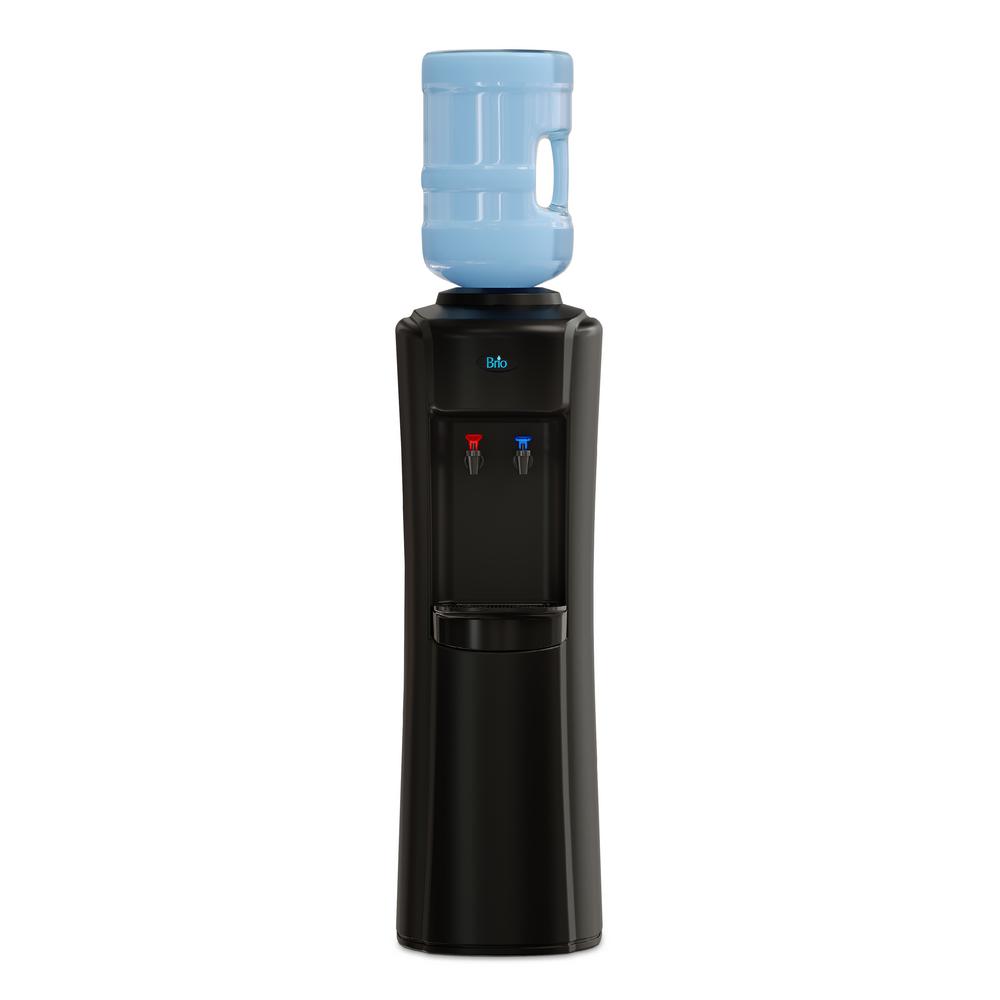 Brio Curved Top Loading Water Cooler Dispenser - Hot and Cold Water ...