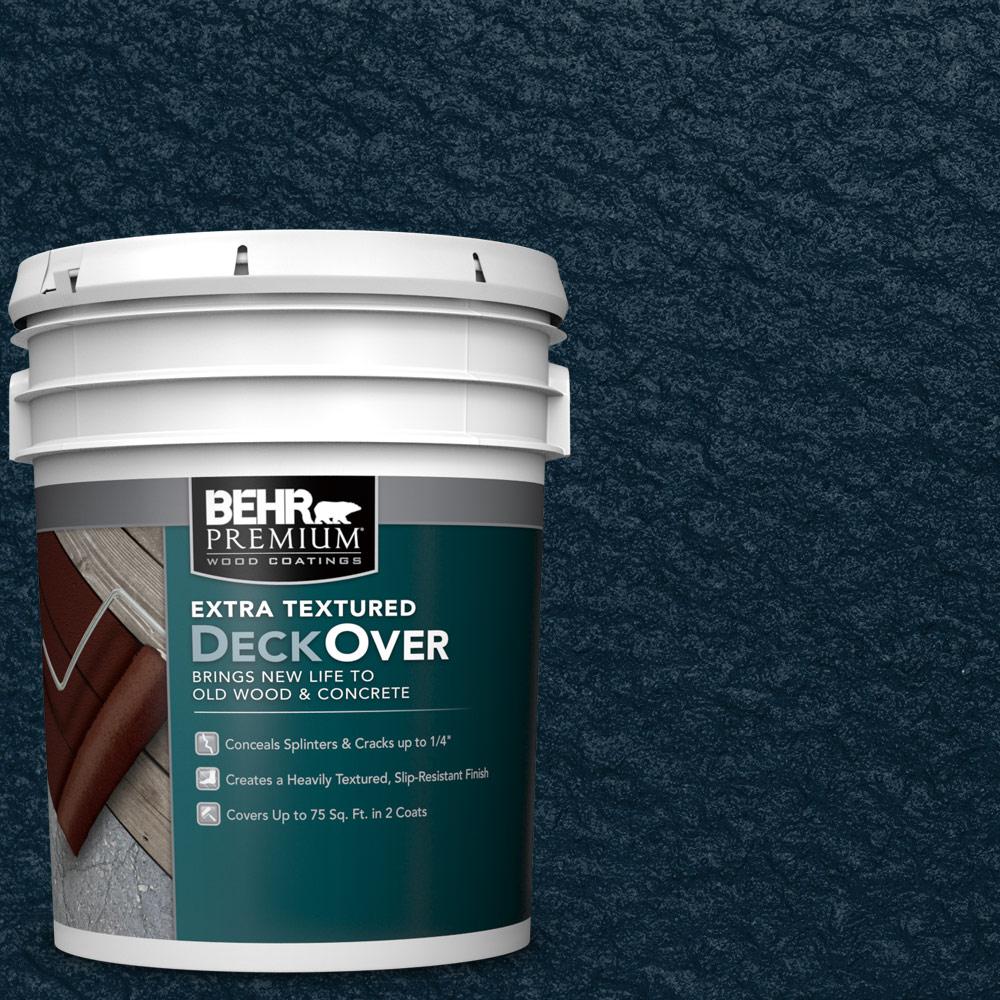 BEHR Premium Extra Textured DeckOver 5 gal. SC101 Atlantic Extra