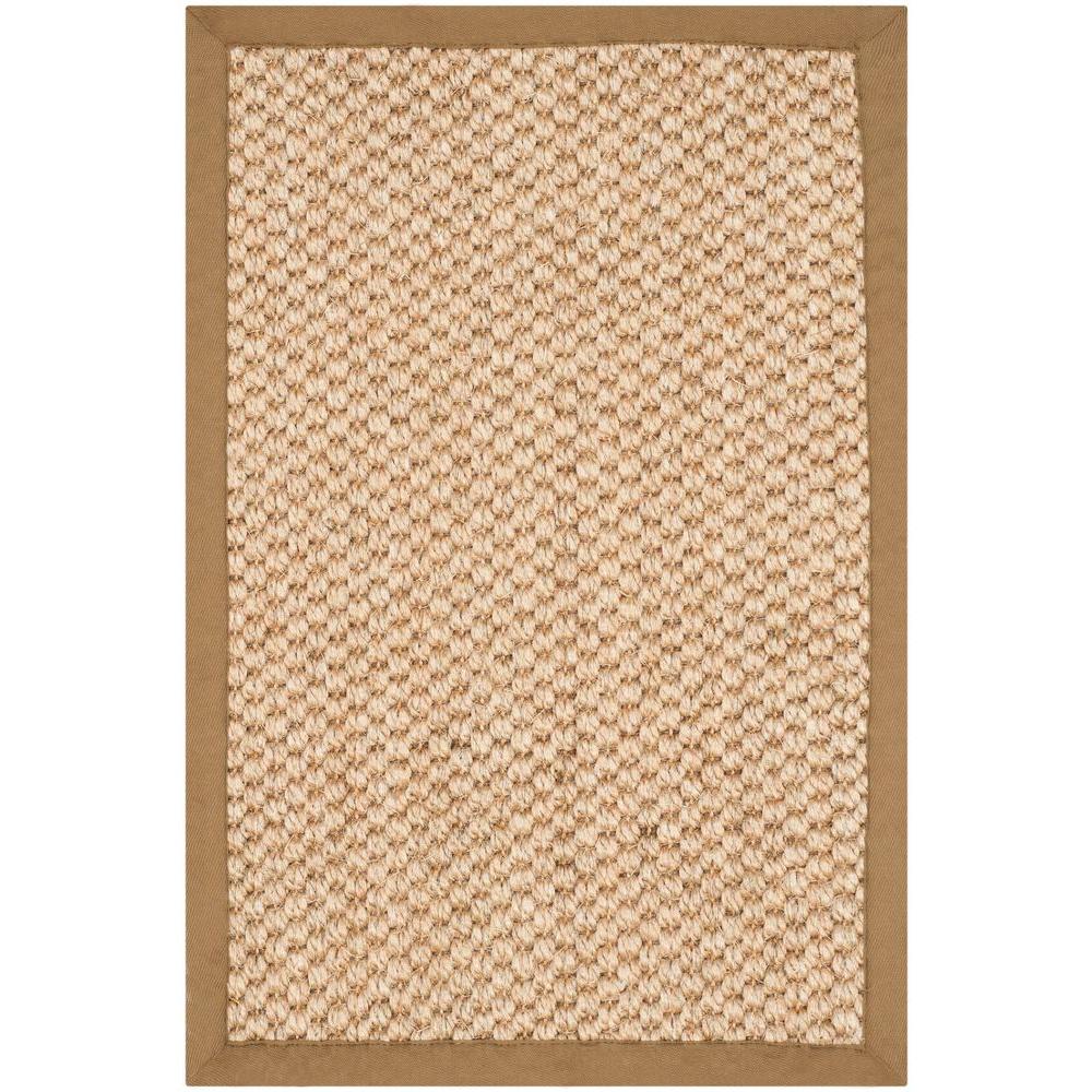 Safavieh Natural Fiber Beige/Brown 2 ft. x 3 ft. Area RugNF115B2 The Home Depot