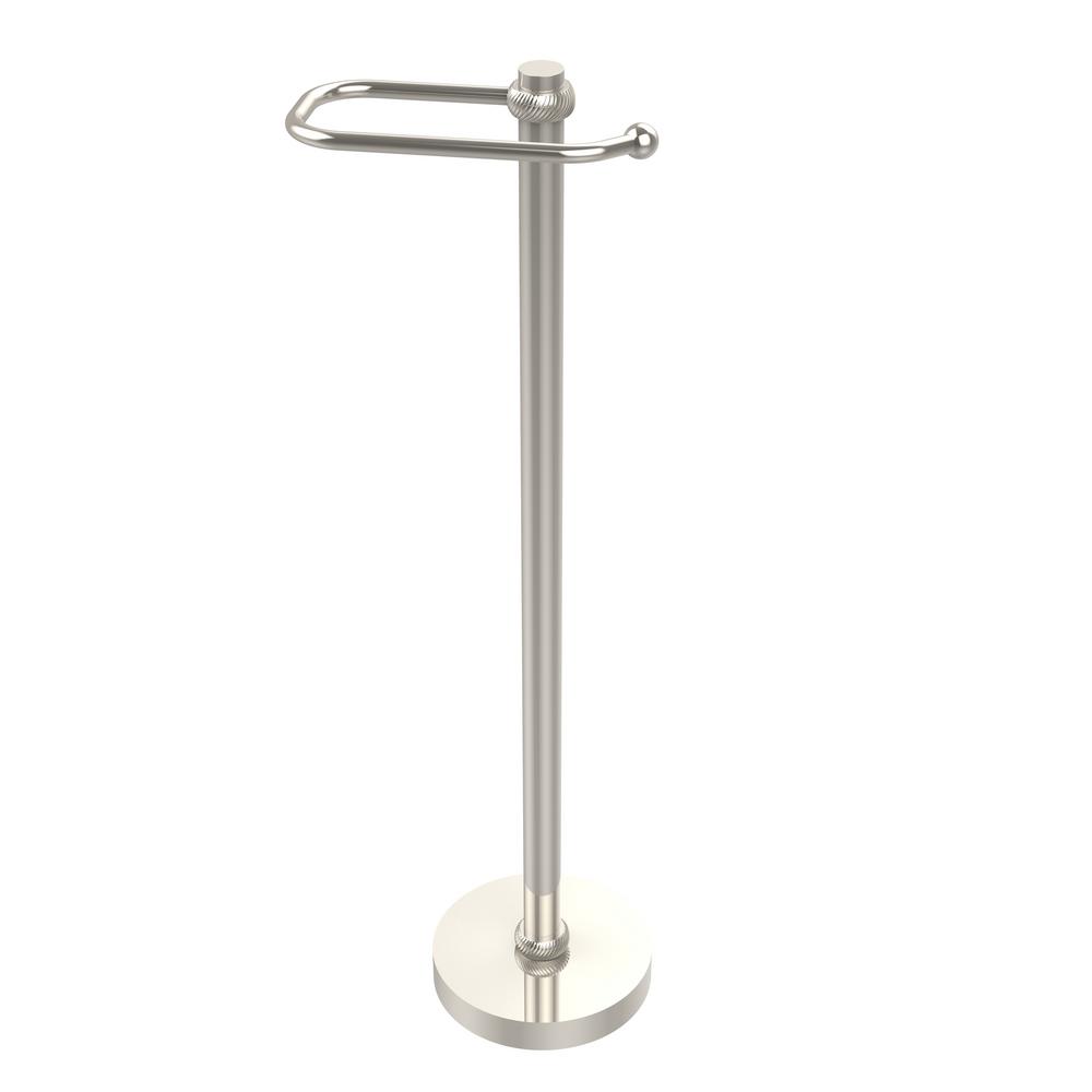 Allied Br European Style Free Standing Toilet Paper Holder In Allied Br European Style Free Standing Toilet Paper Holder In Polished Nickel