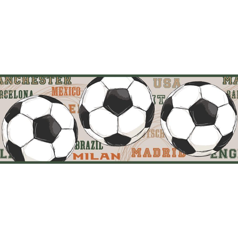 York Wallcoverings Cool Kids Soccer Wallpaper BorderJE3542BD  The Home Depot