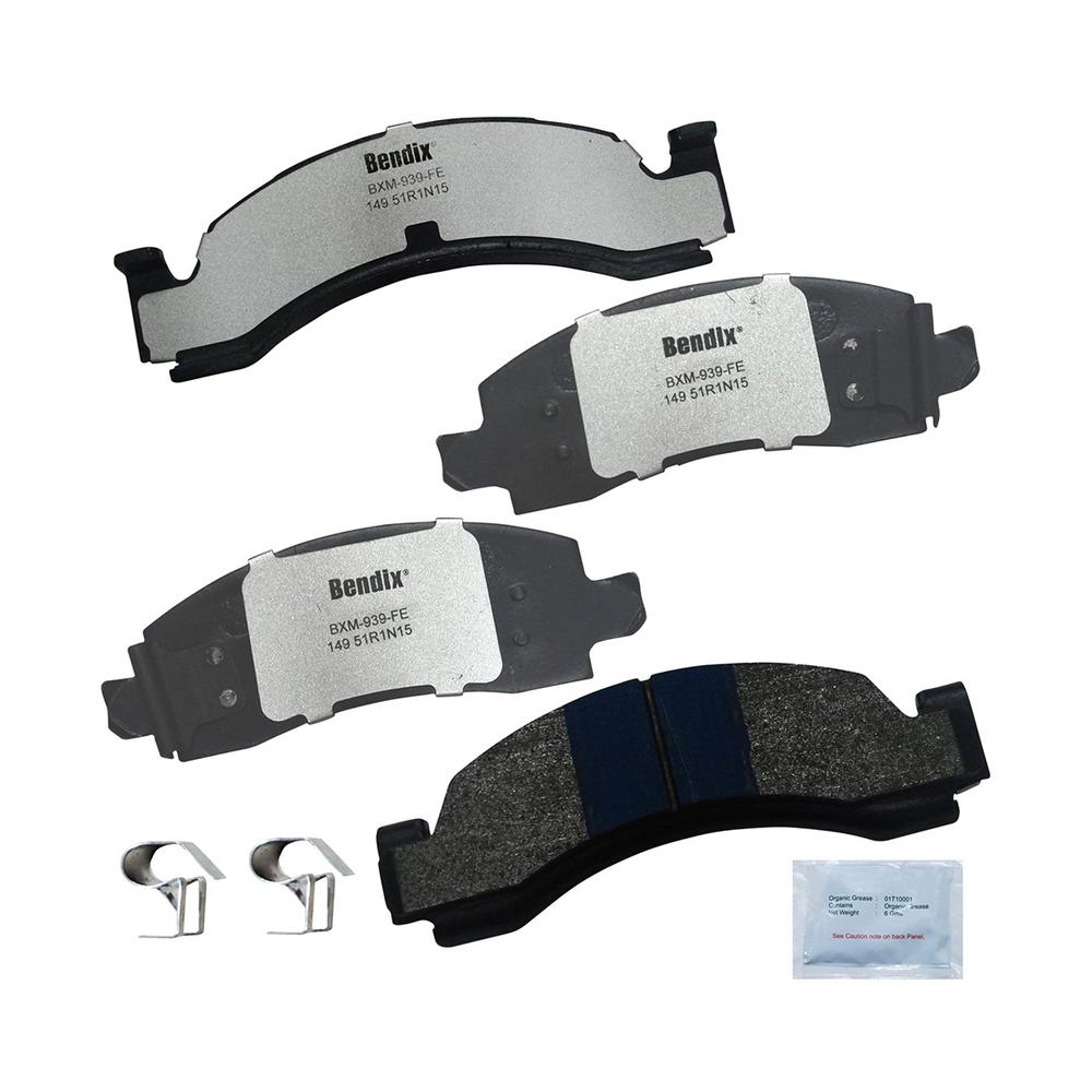 Disc Brake Pad Set-Fleet Metlok Semi-Metallic SDR Disc Brake Pad Rear,Front