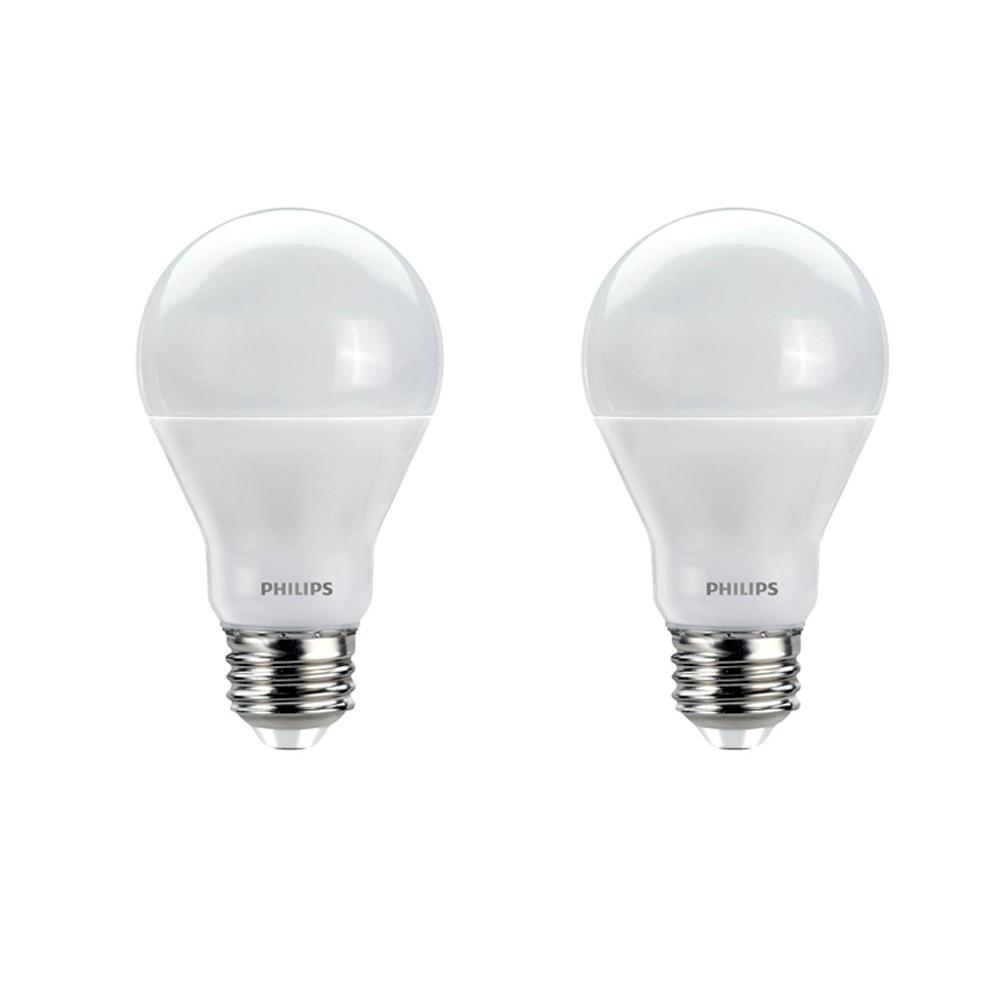 Philips Warm Glow A19 Medium Dimmable LED Light Bulb 536532 2 bulbs