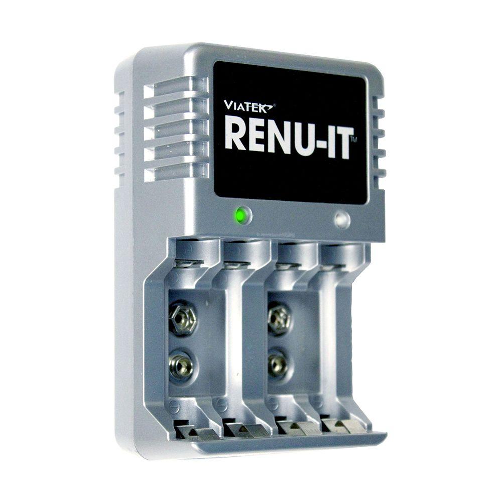 UPC 182862003068 product image for Viatek Battery Chargers Renu-It Junior Universal Battery Charger Metallics RE03- | upcitemdb.com