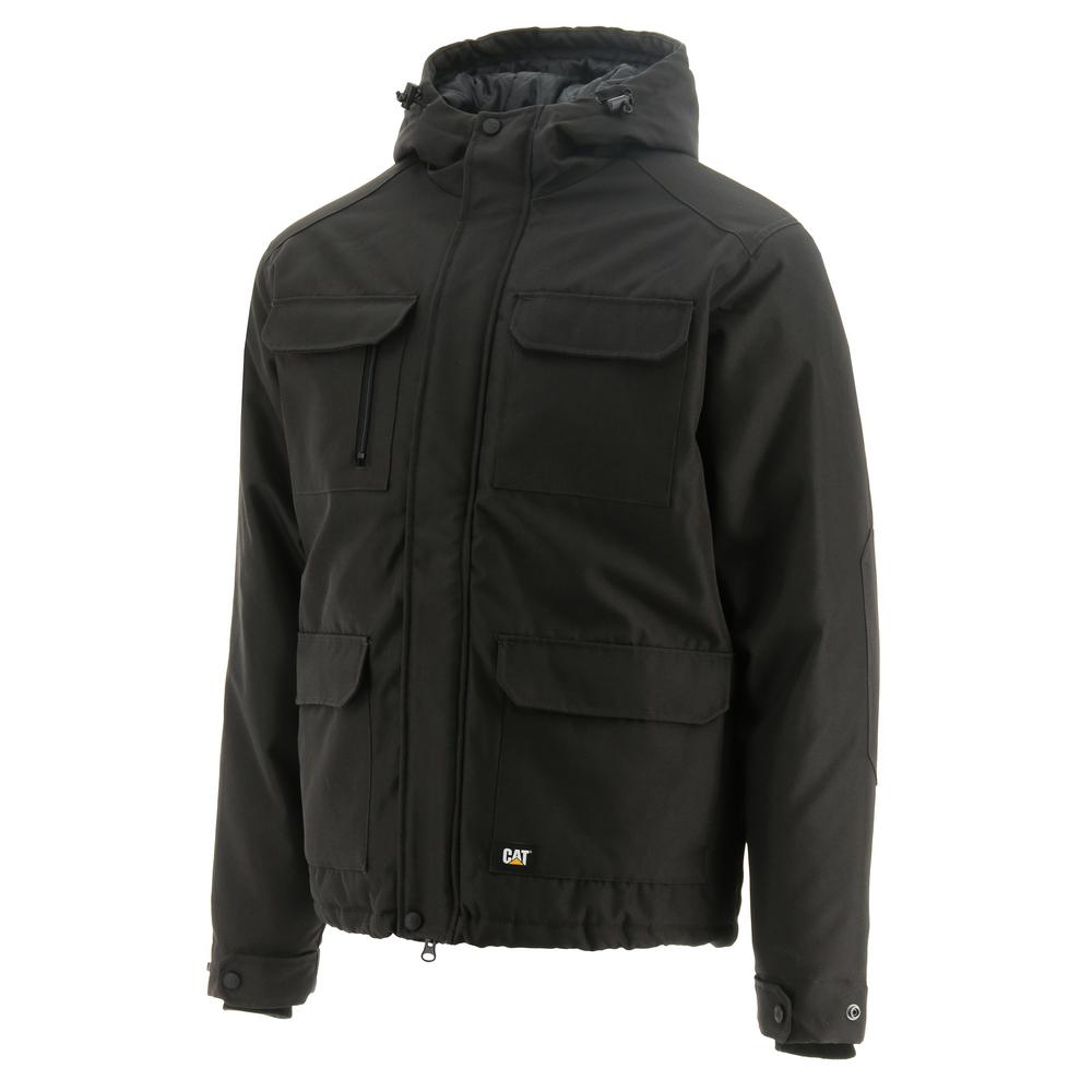 Caterpillar Bedrock Men's Size Large Black Polyester Oxford Water Resistant Insulated Jacket was $89.99 now $44.99 (50.0% off)