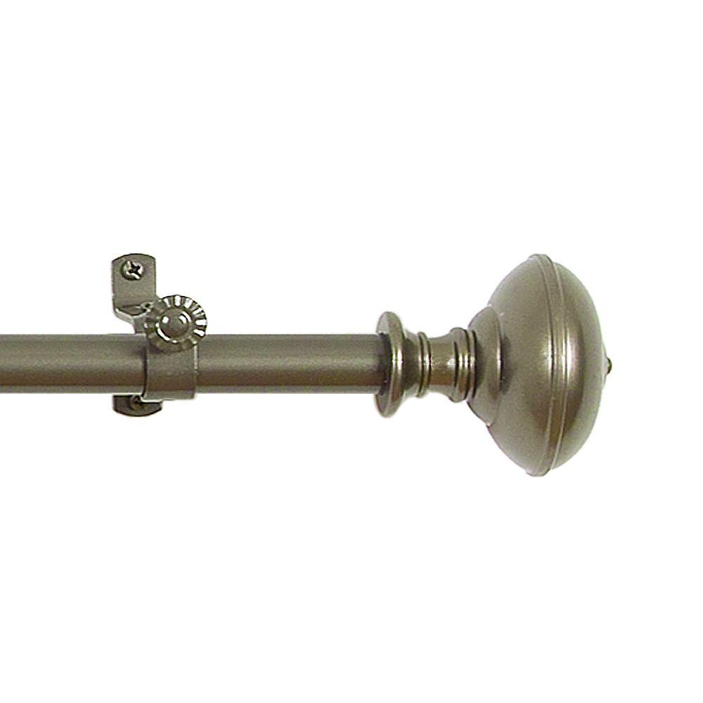 Achim Aspen Telescoping Curtain Rod KitRDCASVZ286 The Home Depot