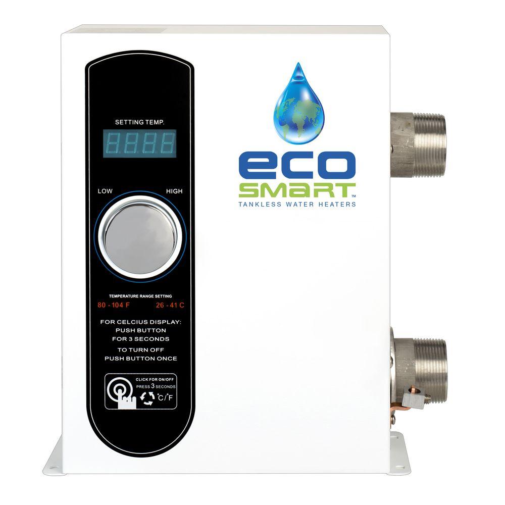 EcoSmart 27 kW 4.07 GPM Smart Pool Electric Pool Tankless Water Heater