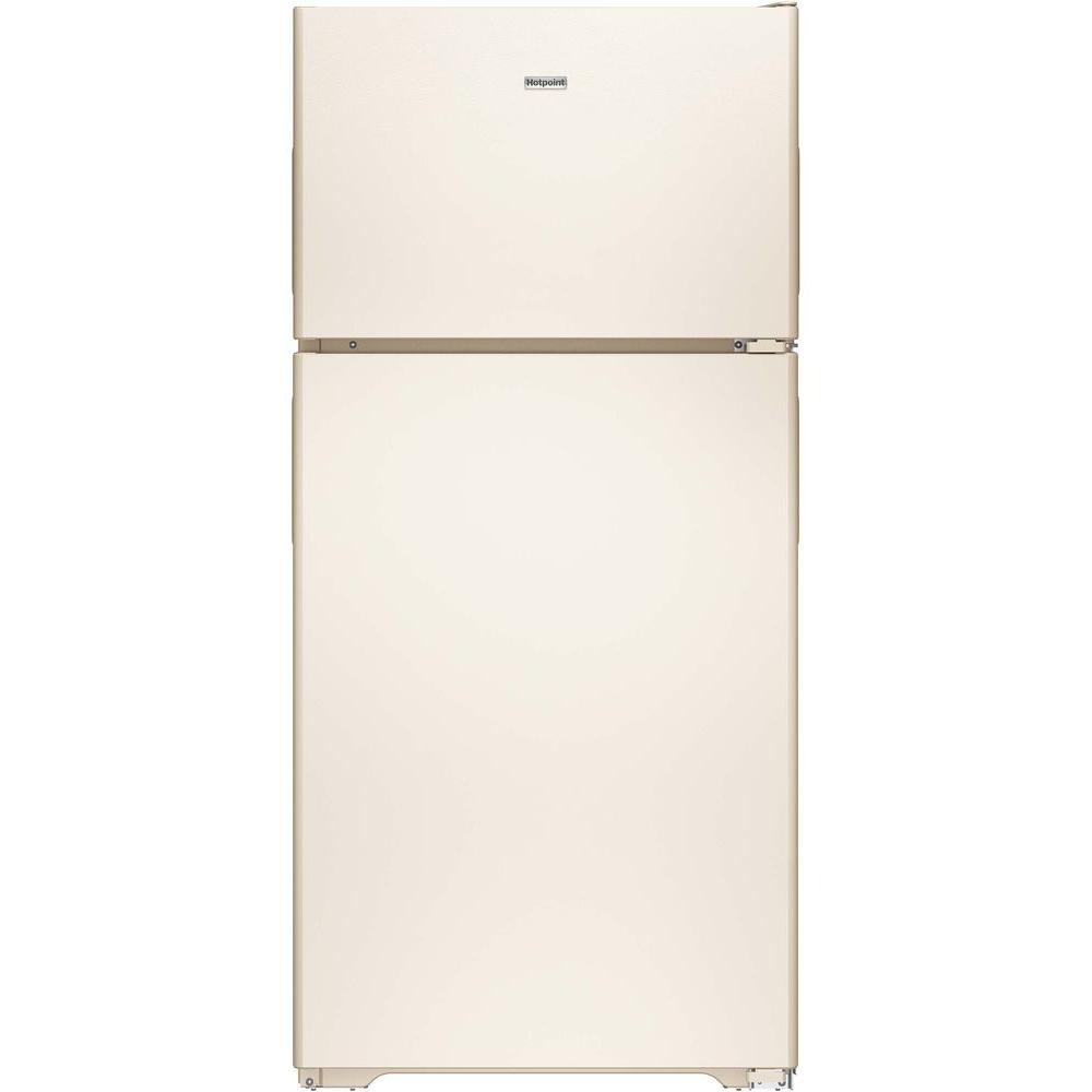 GE 15.5 cu. ft. Top Freezer Refrigerator in BisqueGTE16DTHCC The