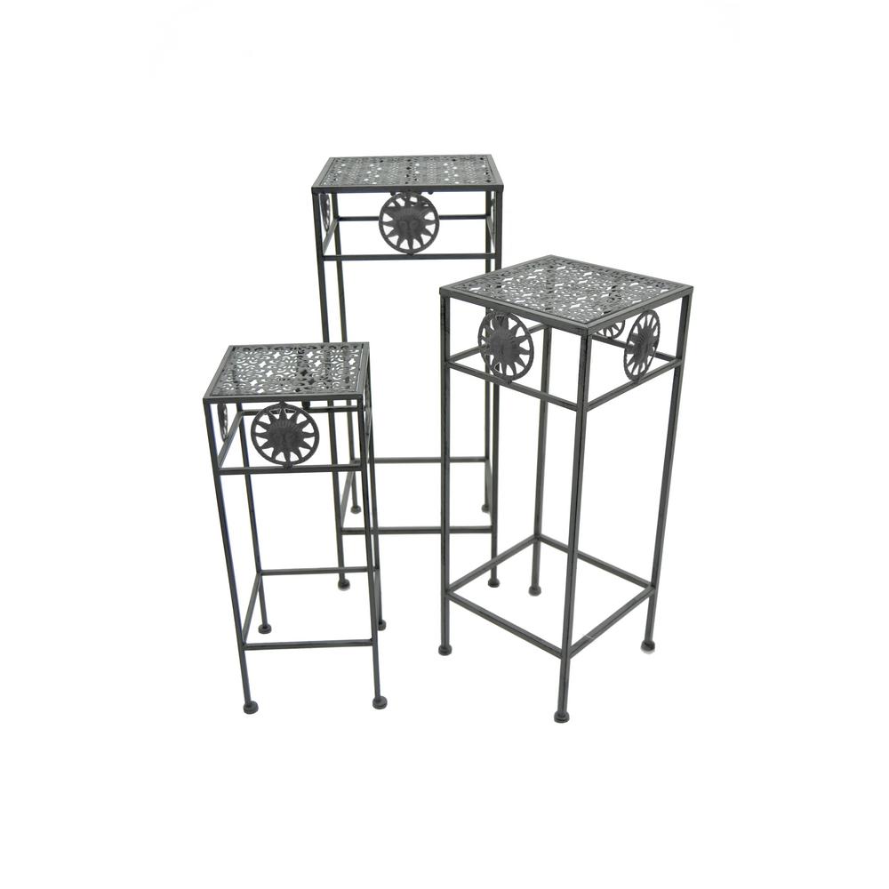 Monarch Specialties Cappuccino Indoor Plant Stand I 2478 The Home Depot