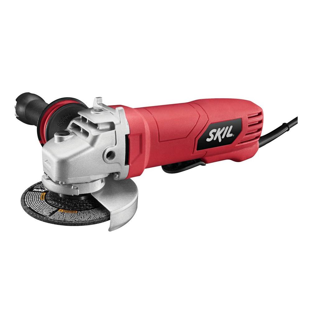 Skil 7.5 Amp Corded Electric 41/2 in. Paddle Switch Angle Grinder9296