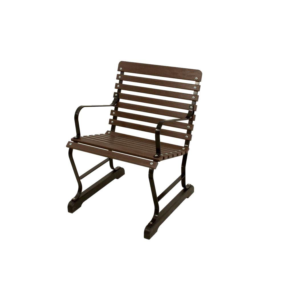 Ivy Terrace 22 In Black And Mahogany Patio Arm Chair Ivb24fblma Black And Mahogany Patio Arm Chair