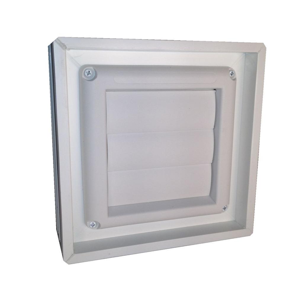 TAFCO WINDOWS 7.75 in. x 7.75 in x 3.125 in. Dryer Vent for Glass Block