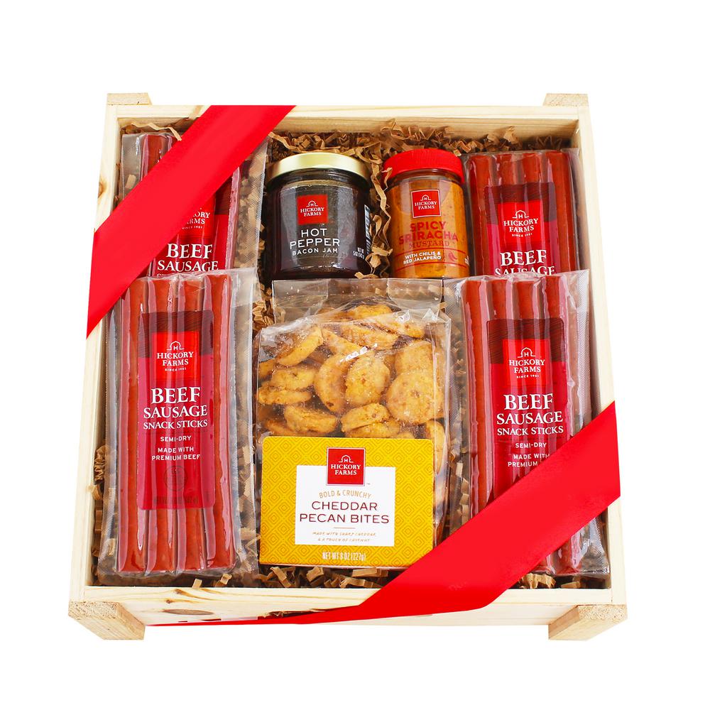 UPC 021357003438 product image for Givens & Company Savory Snacking Gift Crate | upcitemdb.com