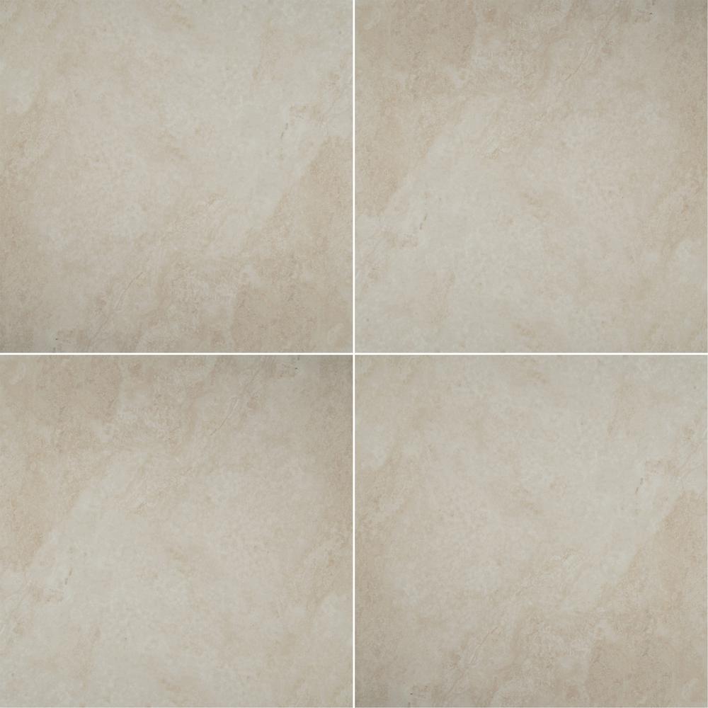 Beige Cream Porcelain Tile The Home Depot Antico