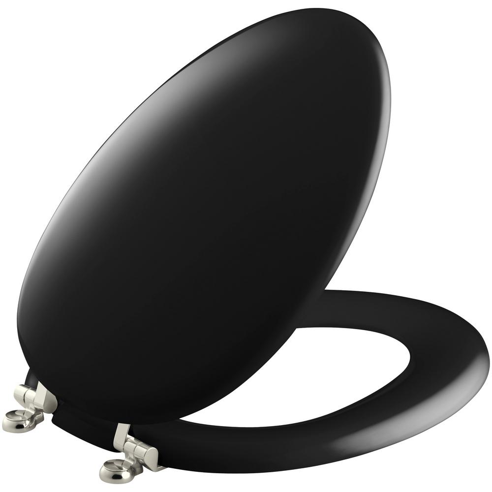 Elongated KOHLER Black Toilet Seats Toilets, Toilet Seats
