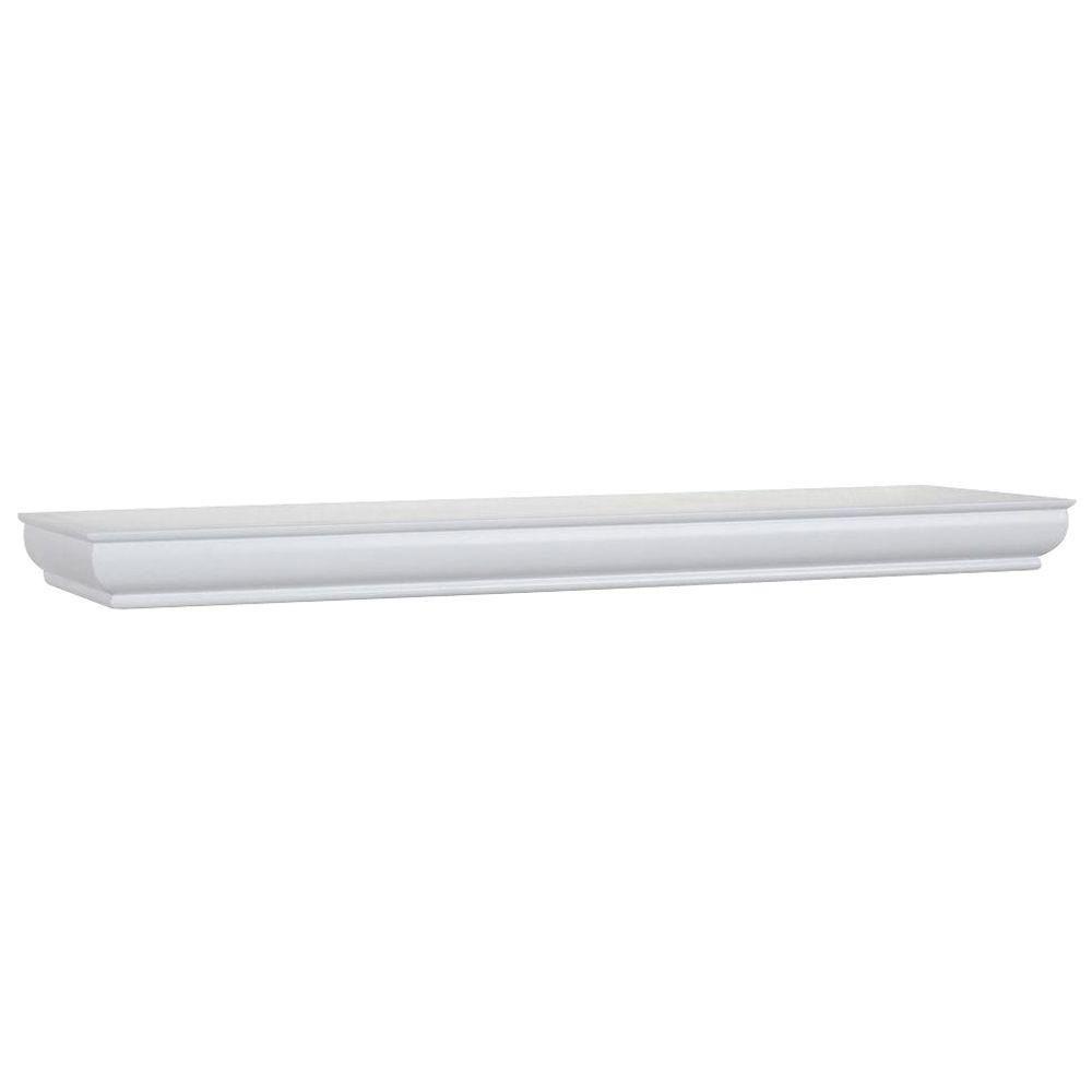 23 in. L x 4 in. W Profile White Ledge