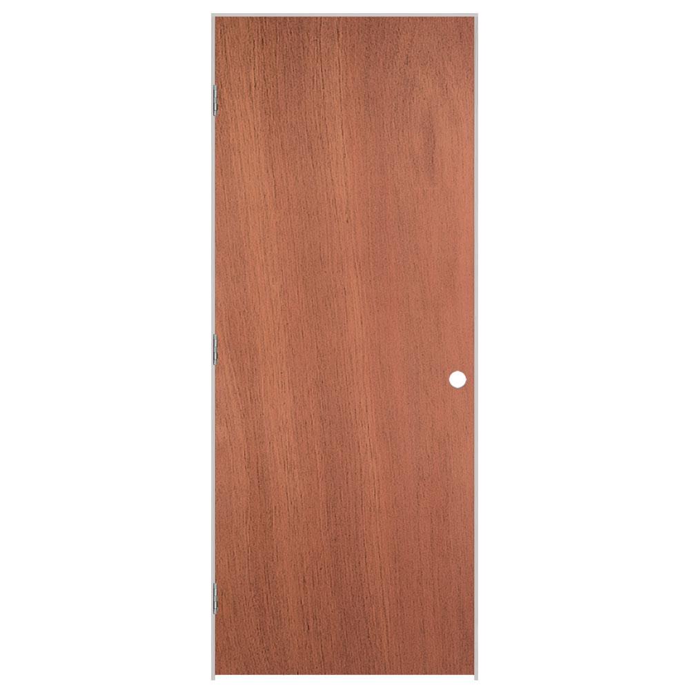 Masonite 32 In X 80 In Smooth Flush Hardwood Solid Core Primed Composite Single Prehung Interior Exterior Door